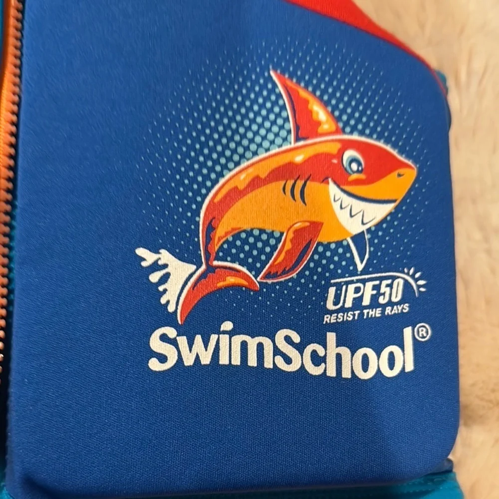 Kids Swim Vest - Blue and Red